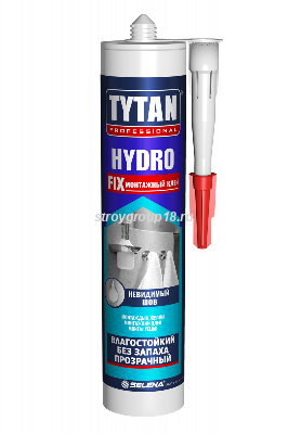 Жидкие гвозди универсал, 310мл водн прозрач, TYTAN Hydro Fix