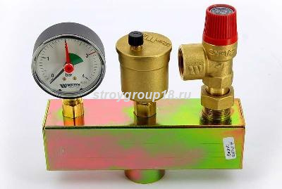 Группа без-ти котла 1 PN3, Watts KSG 30E, сталь оцинк.