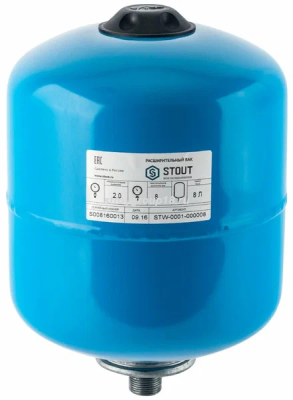 Гидроаккумулятор   8 вертик. (3/4") STOUT