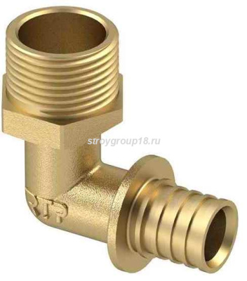 Угольник 16 х 1/2" НР аксиальный РТП