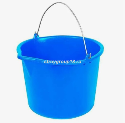 Ведро строительное круглое, 20л (гибкое)
