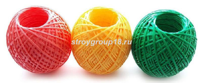 Шпагат полипропиленовый, цветной 50м